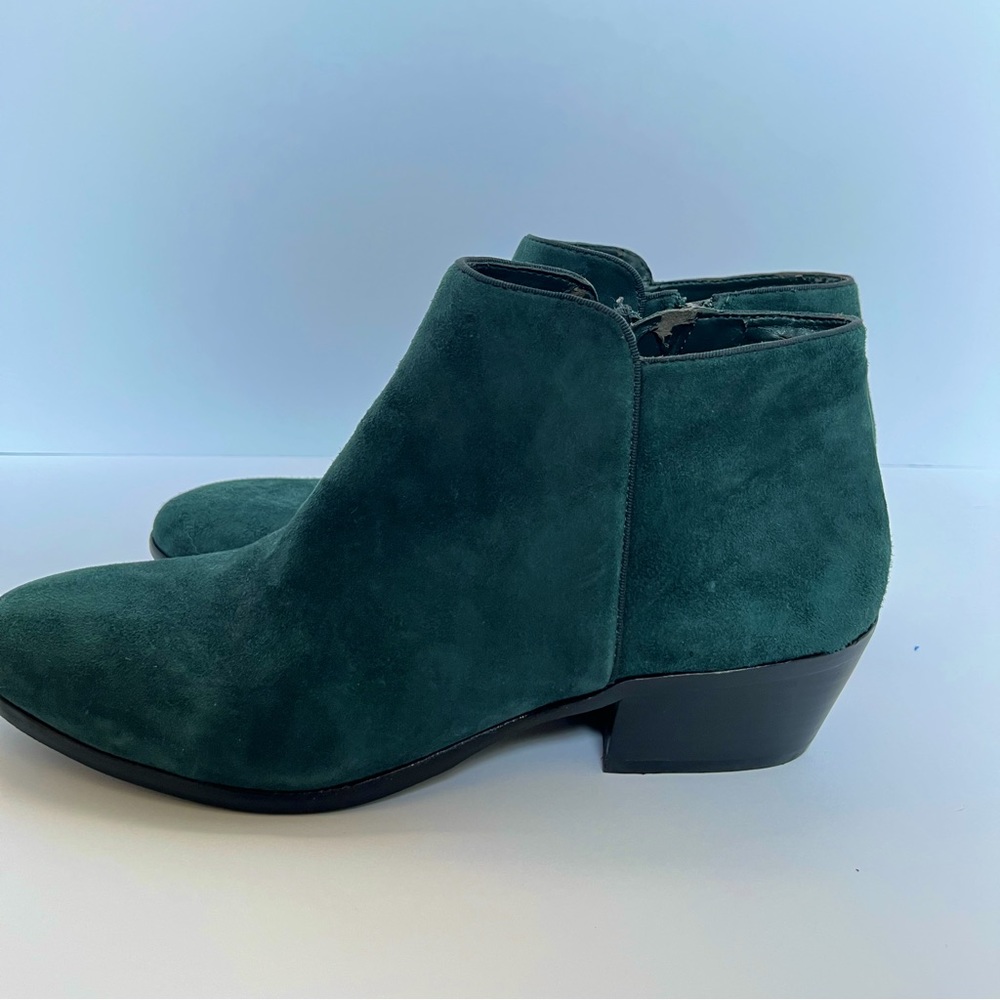 Sam Edelman Deep Emerald suede boots- size 10 - Picture 5 of 5